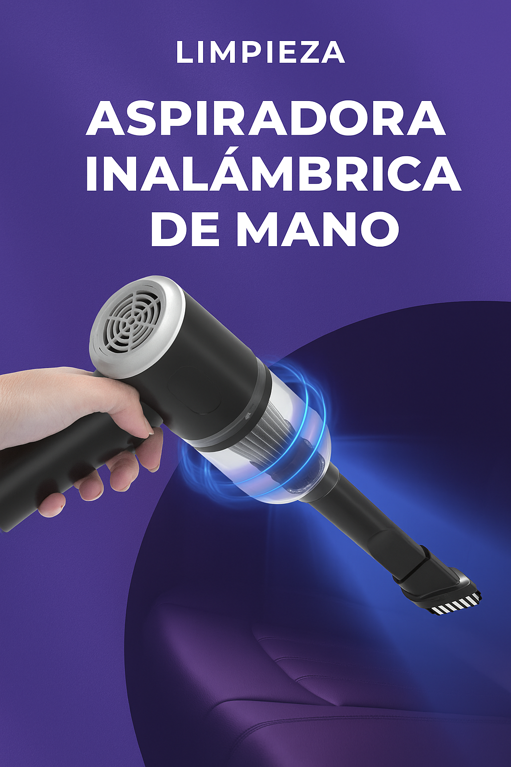 Mini Aspiradora Portátil 120W Multiusos